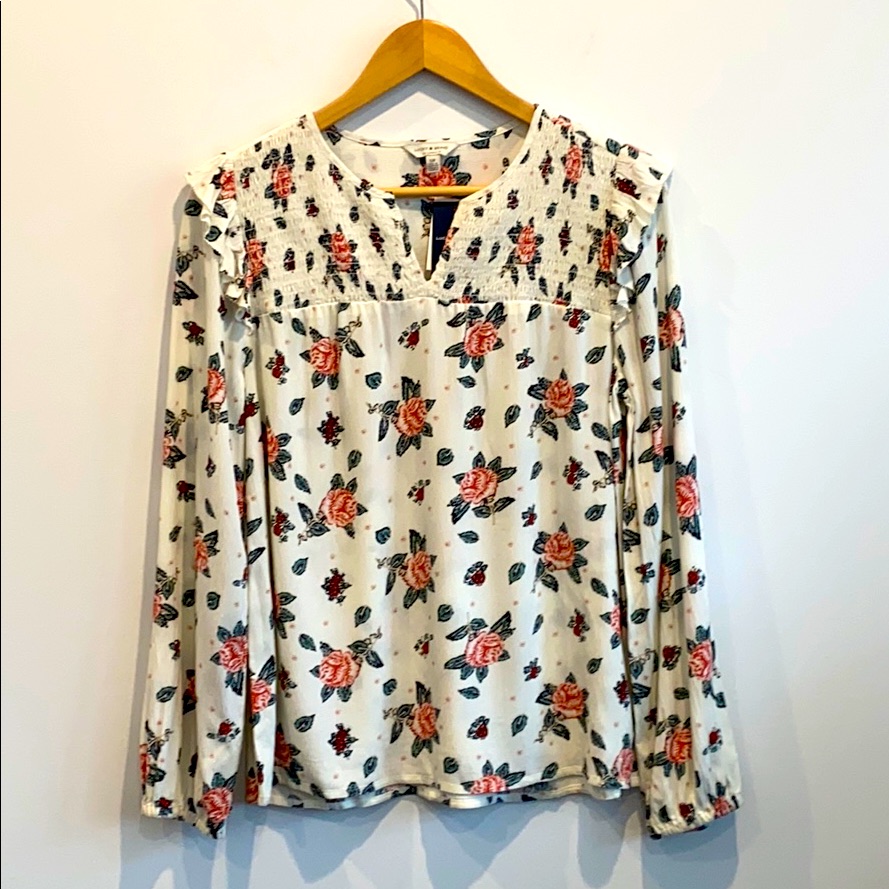 New Lucky Brand Country Floral Top